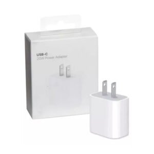 Cargador Apple 20w + cable Lightning 1m Para iPhone